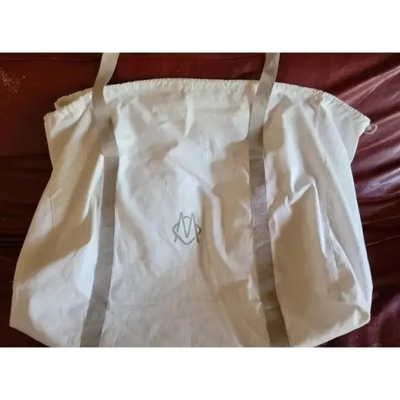 RIMOWA Laundry Tote bag Luggage XL Canvas H 23" X D14"X W 31" White/gray   #C2 - Picture 8 of 11